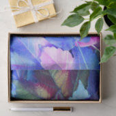 Blau-N-Rosa-Blätter Seidenpapier (Geschenk)