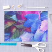 Blau-N-Rosa-Blätter Seidenpapier (Handwerk)