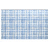 Blau-n-Weiß-Wasserfarben Gingham Prüfmuster Stoff (Fat Quarter (45,7 x 55,9 cm))