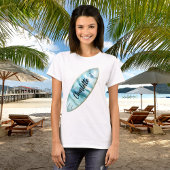 Blau-Namensskript T-Shirt