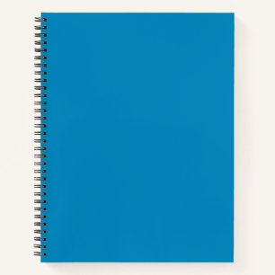 Blau (NCS) (einfarbige Farbe) Notizblock