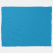 Blau (NCS) (Vollfarbe) Fleecedecke (Vorderseite (Horizontal))