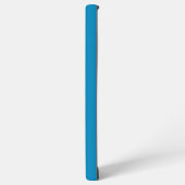 Blau (NCS) (Vollfarbe) Samsung Galaxy Hülle (Linke Seite)