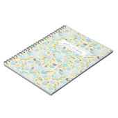 Blau Notizblock (Linke Seite)