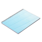 Blau Notizblock (Linke Seite)