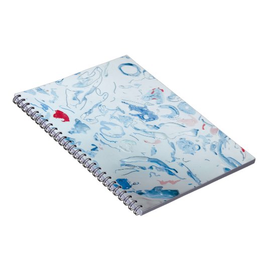 Blau Notizblock (Rechte Seite)