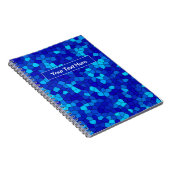 BLAU NOTIZBLOCK (Rechte Seite)