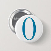 Blau Obama O - Knopf Button (Vorne & Hinten)