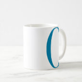 Blau Obama O - Tasse (VorderseiteRechts)
