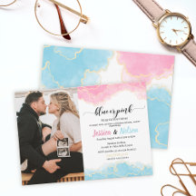 Blau oder rosa Junge oder Mädchen Geschlecht offen