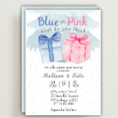 Blau oder Rosa Was denken Sie, ist die Genderoffen Einladung