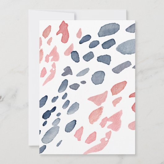 Blau oder Rosa Was denken Sie Rainbow Invasion? Einladung (Rückseite)