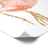 Blau oder Rosa, was denken Sie, was Geschlechterof Poster (Ecke)