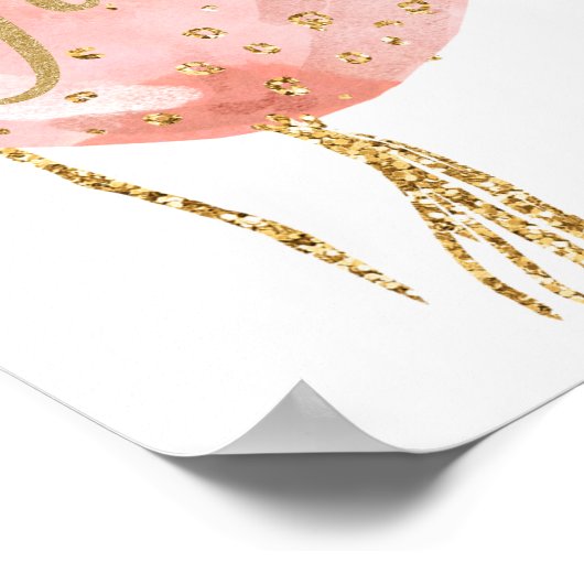 Blau oder Rosa, was denken Sie, was Geschlechterof Poster (Ecke)