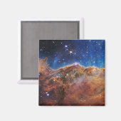 Blau/Orange Carina Nebula | JWST Magnet (Vorderseite/Rückseite)