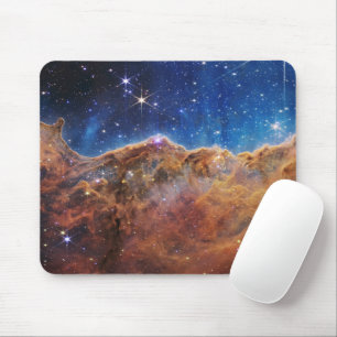 Blau/Orange Carina Nebula   JWST Mousepad