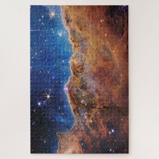 Blau/Orange Carina Nebula | JWST Puzzle (Vertikal)