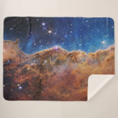 Blau/Orange Carina Nebula | JWST Sherpadecke (Vorderseite (Horizontal))