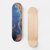 Blau/Orange Carina Nebula | JWST Skateboard (Vorderseite)