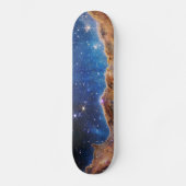Blau/Orange Carina Nebula | JWST Skateboard (Vorderseite)