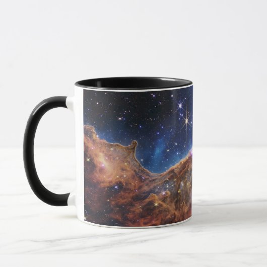 Blau/Orange Carina Nebula | JWST Tasse (Links)