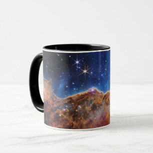 Blau/Orange Carina Nebula   JWST Tasse