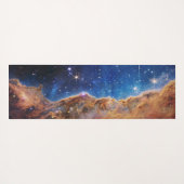 Blau/Orange Carina Nebula | JWST Yogamatte (Rückseite (Horizontal))