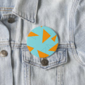 Blau, orange, cool, trendy, modernes Dreieck Button (Beispiel)