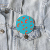 Blau, orange, lebhaft, trendig geometrisch button (Beispiel)