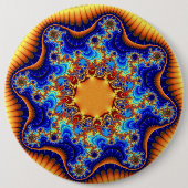 Blau, orange und gelb button (Vorderseite)