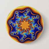 Blau, orange und gelb button (Vorderseite)