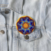 Blau, orange und gelb button (Beispiel)