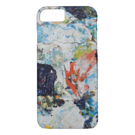 Blau, Orange und Weiß Case-Mate iPhone Hülle