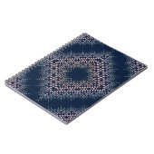 Blau-orientalische Ornamente. Notizblock (Linke Seite)