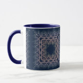 Blau-orientalische Ornamente. Tasse (Links)