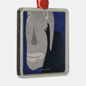 Blau Ornament Aus Metall (Rechts)