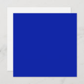 Blau (Pantone) (Vollfarbe) Feiertagskarte (Vorne/Hinten)