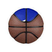Blau (Pantone) (Vollfarbe) Mini Basketball (Rechts)