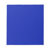 Blau (Pantone) (Vollfarbe) Notizblock (Vorderseite)