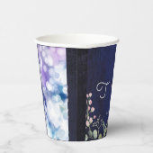 Blau Pappbecher (Rechts)