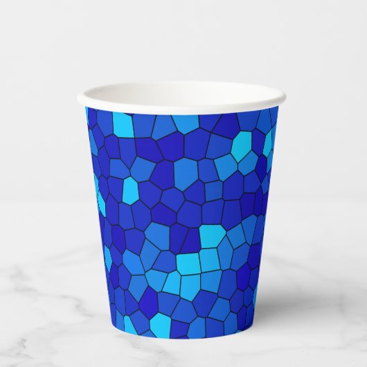 BLAU PAPPBECHER (Vorderseite)