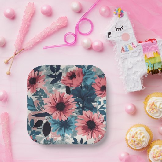 Blau Pappteller (Party)