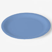 Blau  pappteller (Schrägansicht)