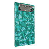 Blau Persisch Tarnmuster Mini Klemmbrett (Schrägansicht)