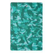 Blau Persisch Tarnmuster Mini Klemmbrett (Rückseite)