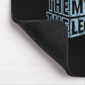 Blau Personalisiert Name der Mann der Mythos der L Mousepad (Ecke)