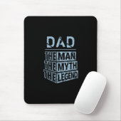 Blau Personalisiert Name der Mann der Mythos der L Mousepad (Mit Mouse)