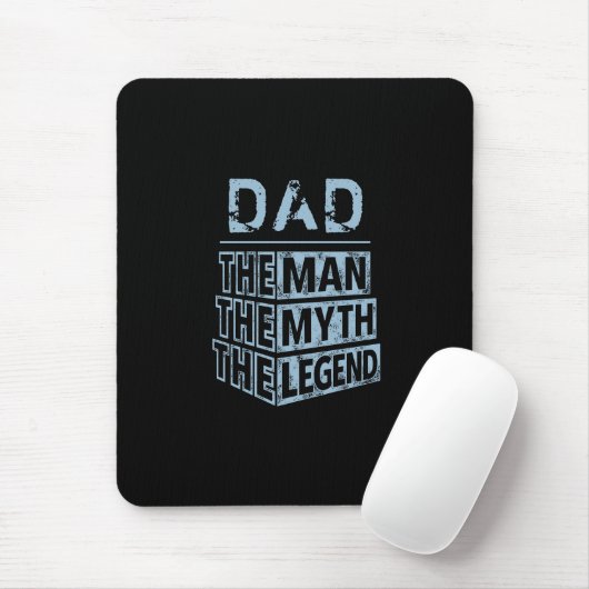 Blau Personalisiert Name der Mann der Mythos der L Mousepad (Mit Mouse)