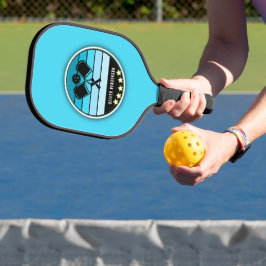 Blau Personalisiert Pickleball Schläger