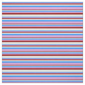 Blau, Pflaume, Dunkelrot und hellzyanfarben Stoff (Muster)